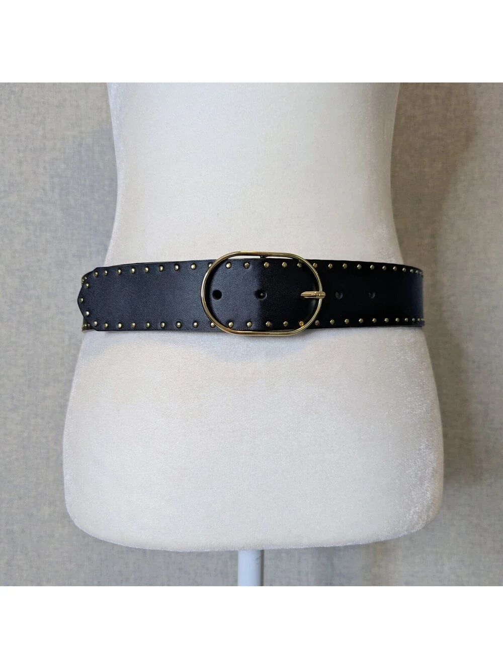 Banana Republic studded split leather belt